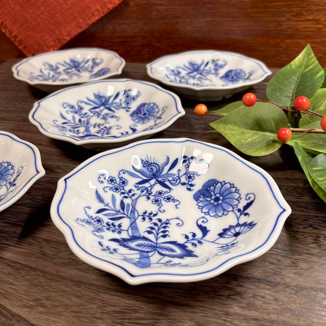 【廃番希少】 ブルーダニューブ スナックデッシュ セット プレート 銘々皿 小皿 ブルーダニューブ（Blue Danube） 透かしバスケット編み盛り皿 - メルカリ